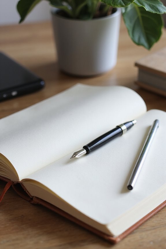 choosing quality writing notes