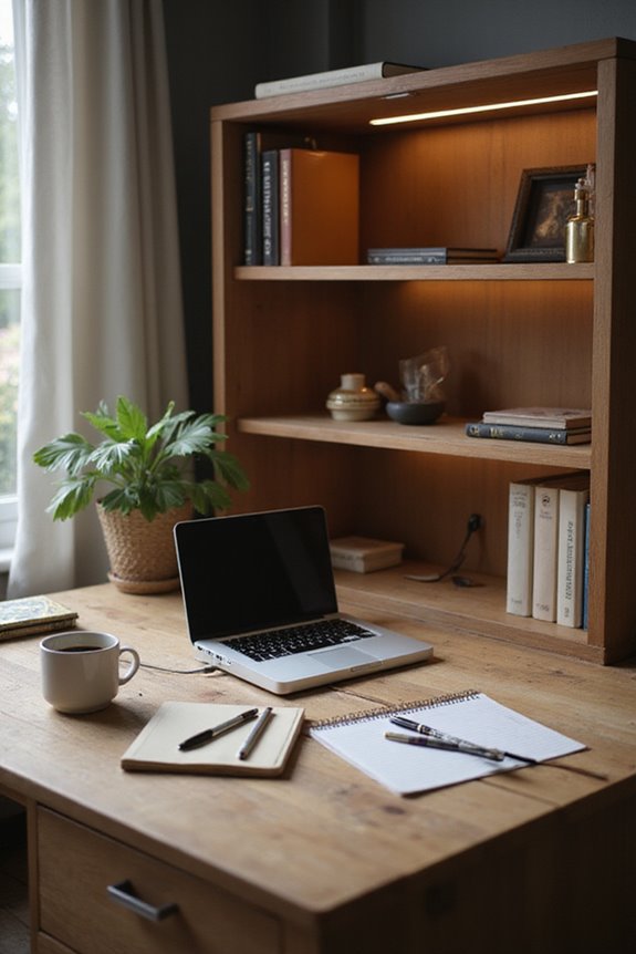 stylish organized writing desks