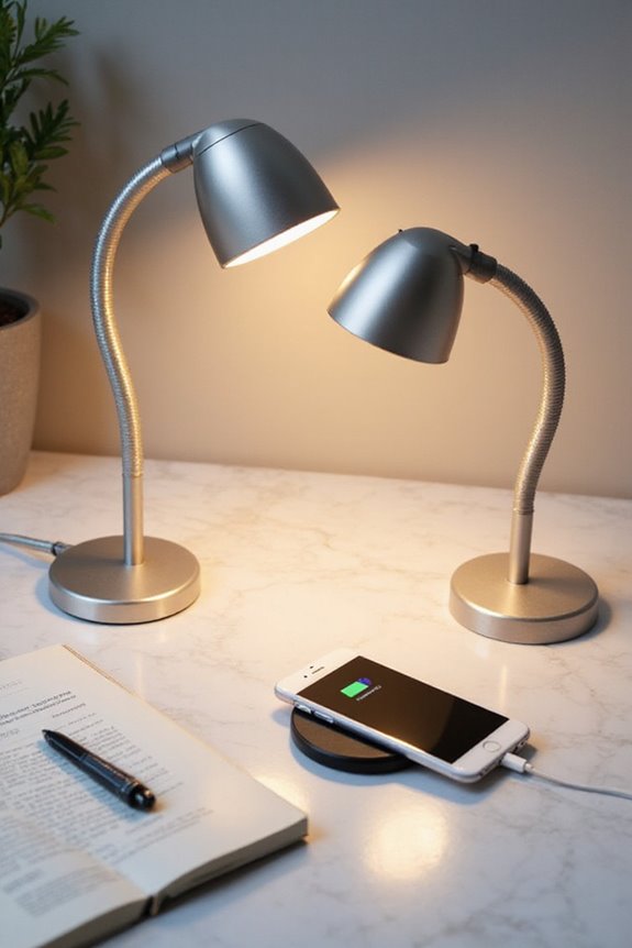 advanced charging desk lamps