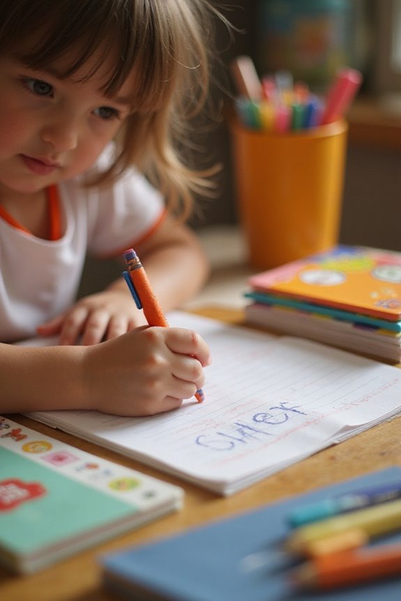 age appropriate writing tools