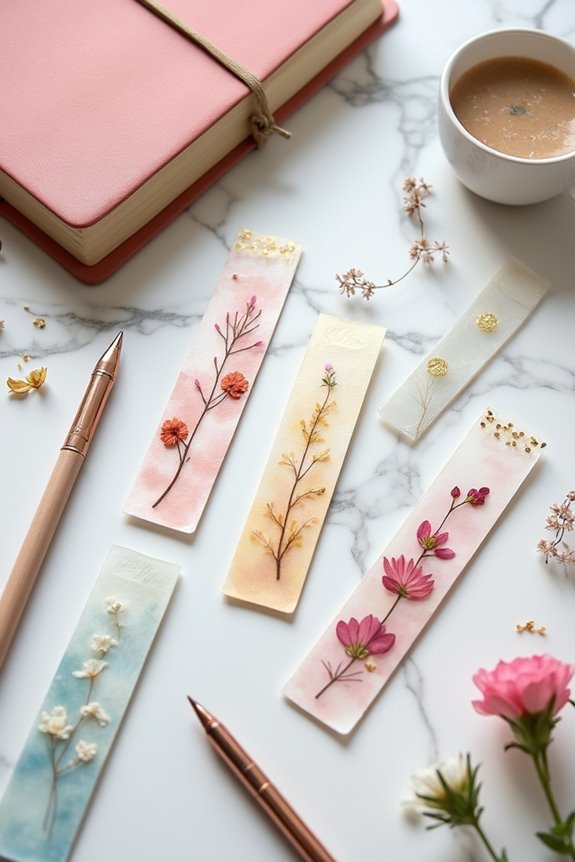 artistic eco friendly bookmarks