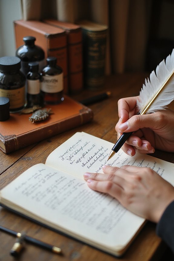 choosing a quill pen