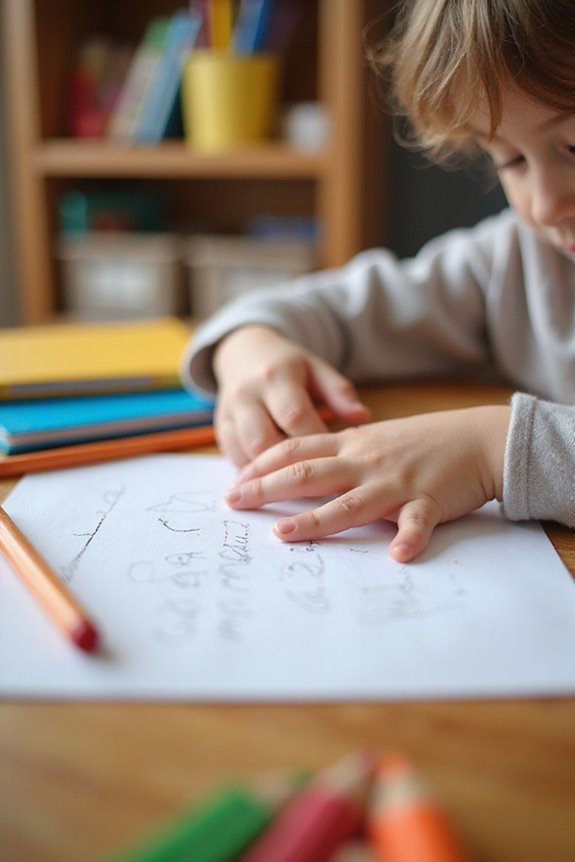 choosing pre k writing paper