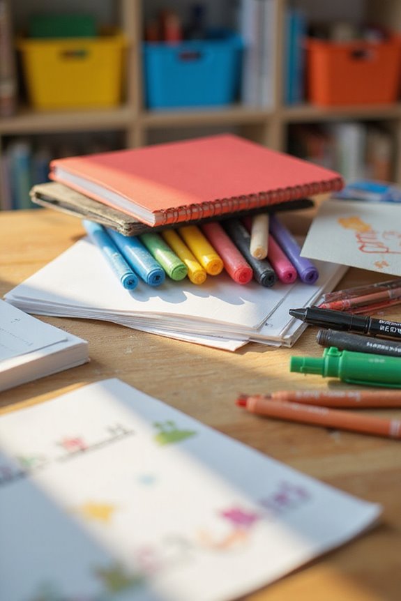 choosing preschool writing center