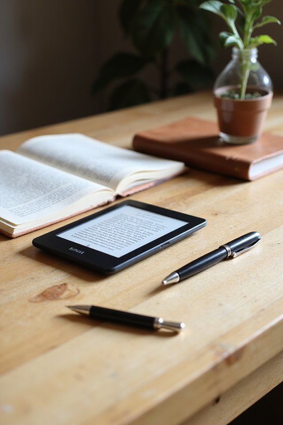 consider kindle writing features