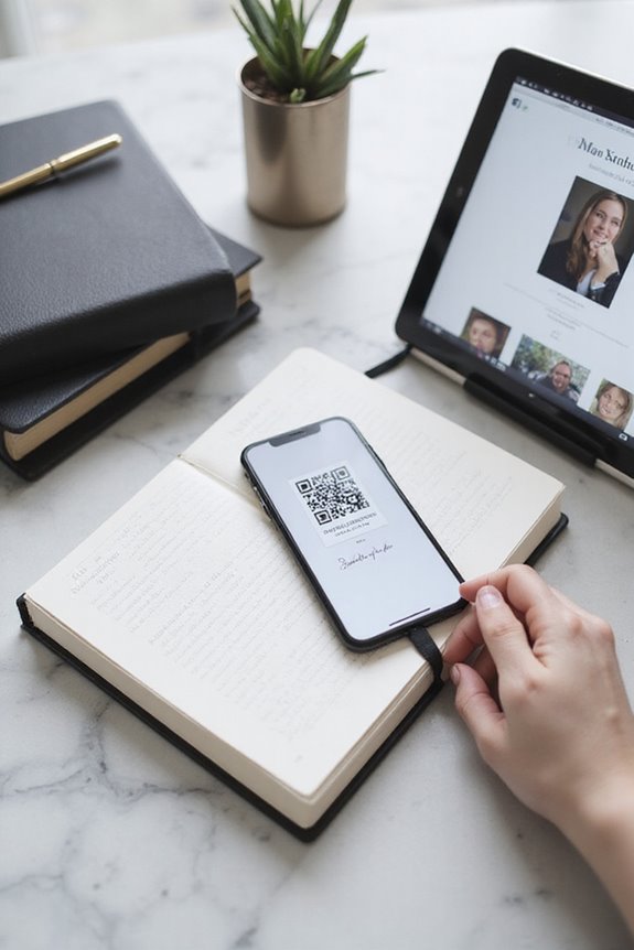 digital legacies through qr codes