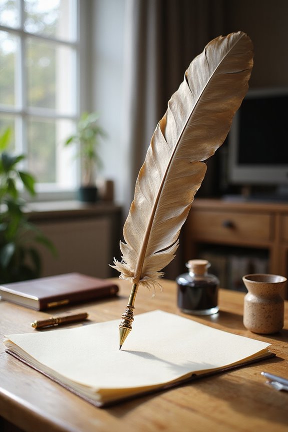 elegant calligraphy quill pens