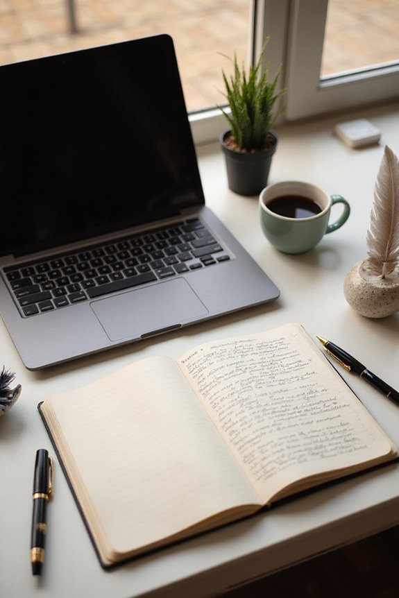 elegant calligraphy writing tools