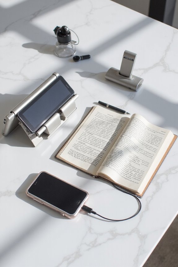 ergonomic mobile writing setup