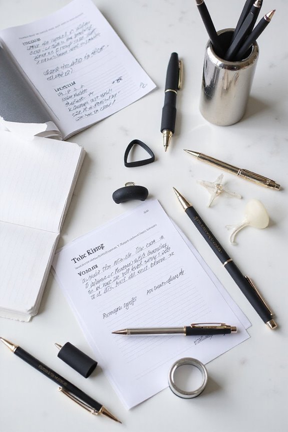 ergonomic writing tools enhance comfort