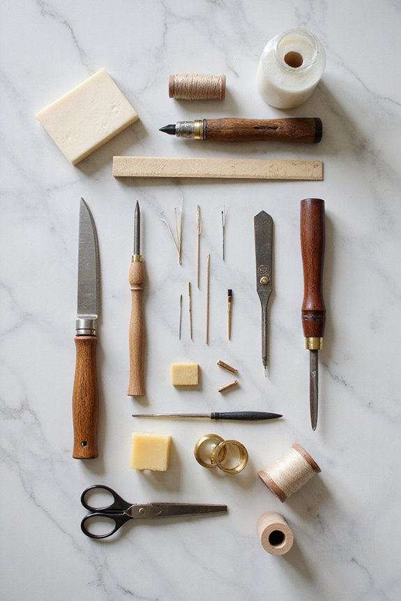 essential bookbinding hand tools