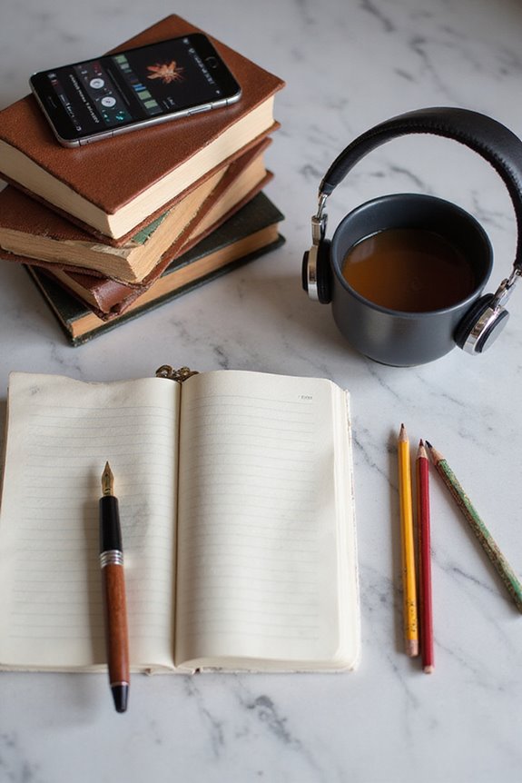music enhances writing productivity