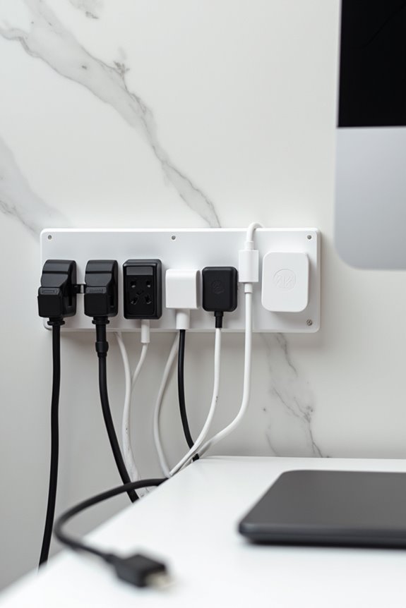 organize and secure cables
