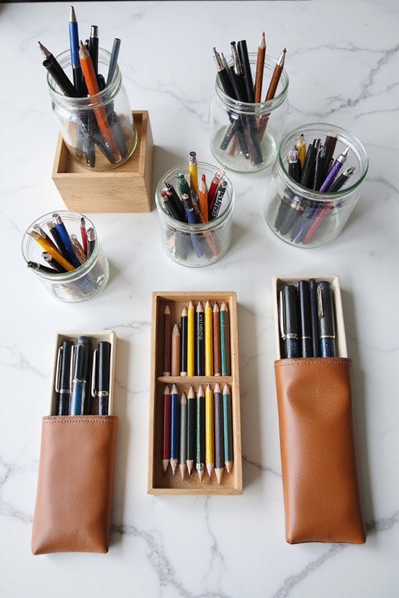 organize writing tools effectively
