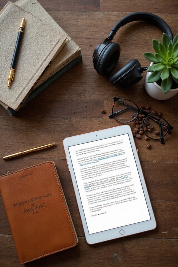 organizing digital writing drafts