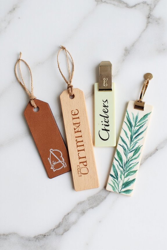 personalized sentimental bookmark designs