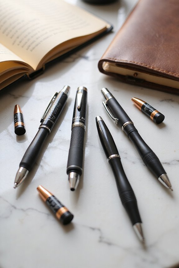 quality refillable rollerball pens