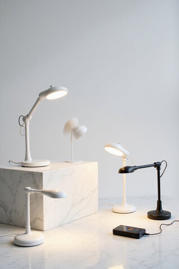 rechargeable desk lamp features