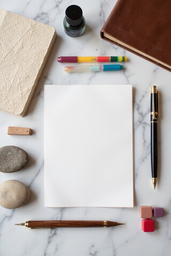 unique materials for handwriting