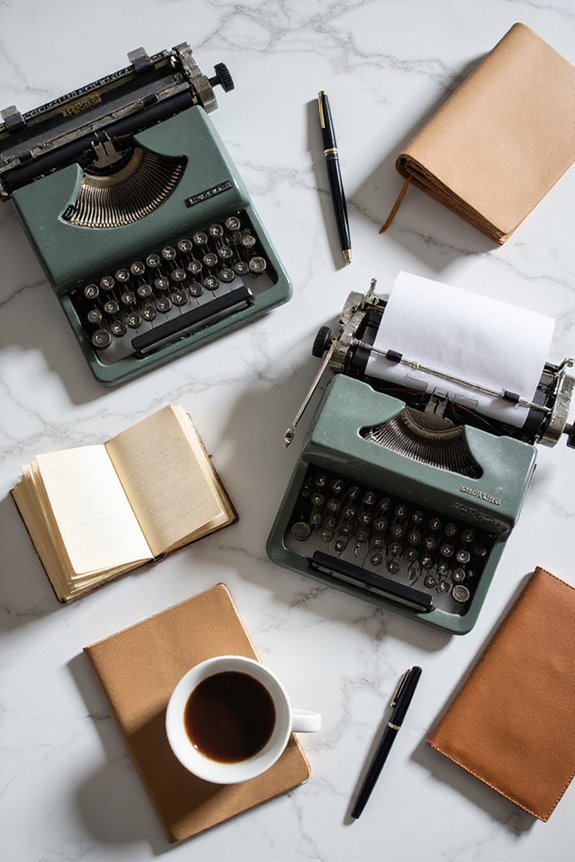 vintage typewriters for writers